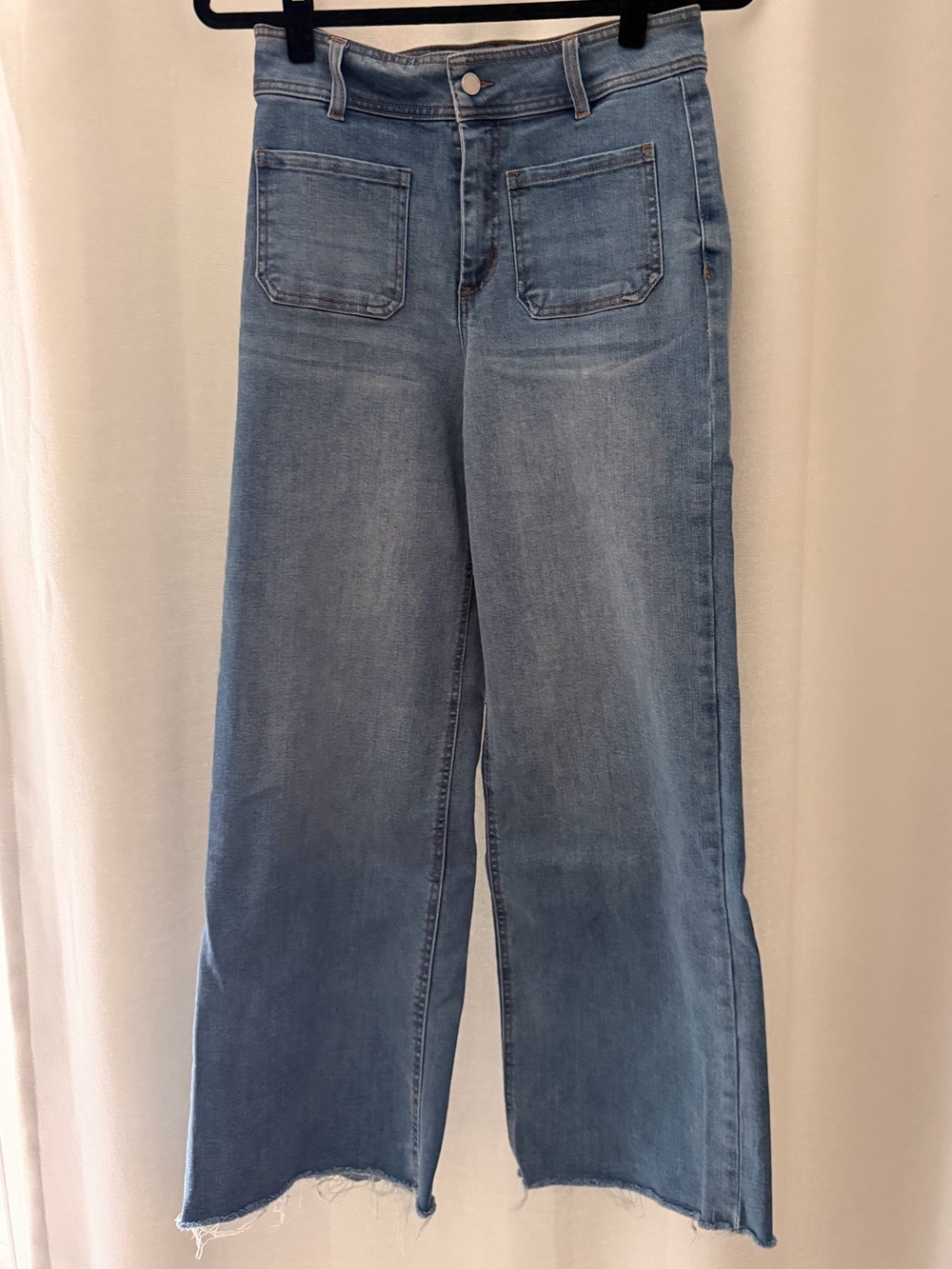 High-Rise Wide-Leg Women’s Jeans in Light Blue